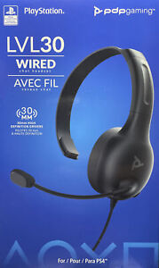 PS4: ACESSORY: PDP LVL 30 WIRED CHAT HEADSET (IN BOX) (NEW)